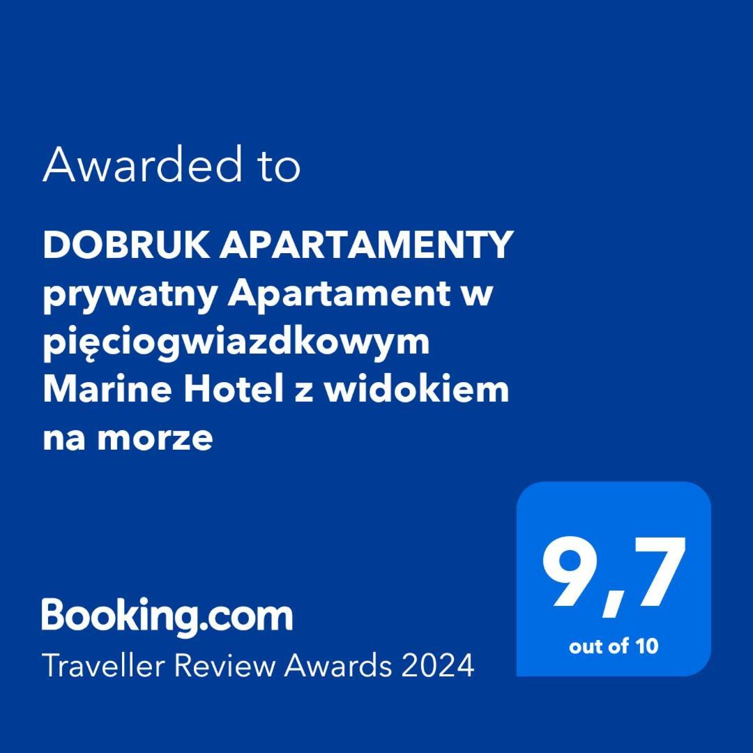W Marine Hotel Przy Plazy Rowery W Cenie Prywatny 309 Dobruk Apartamenty Kołobrzeg Exterior foto